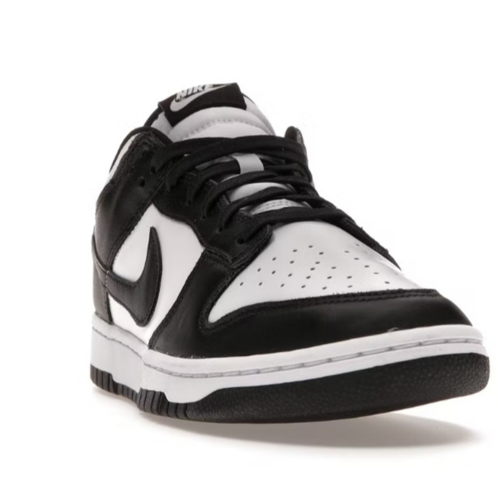 Nike Dunk Low Sneakers White/Black-White Size 8.5 Women's/Men's 7. No Box.